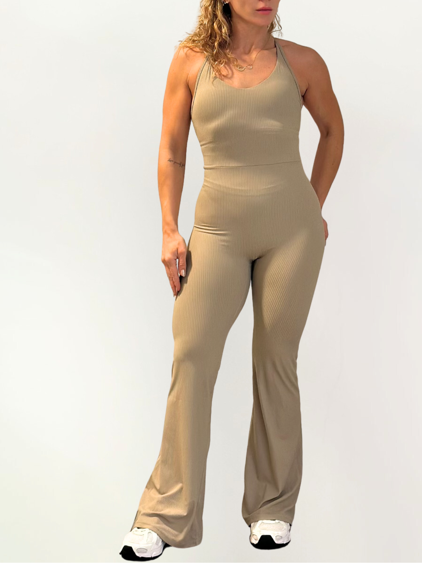 SAHARA FLARE LONG JUMPSUIT