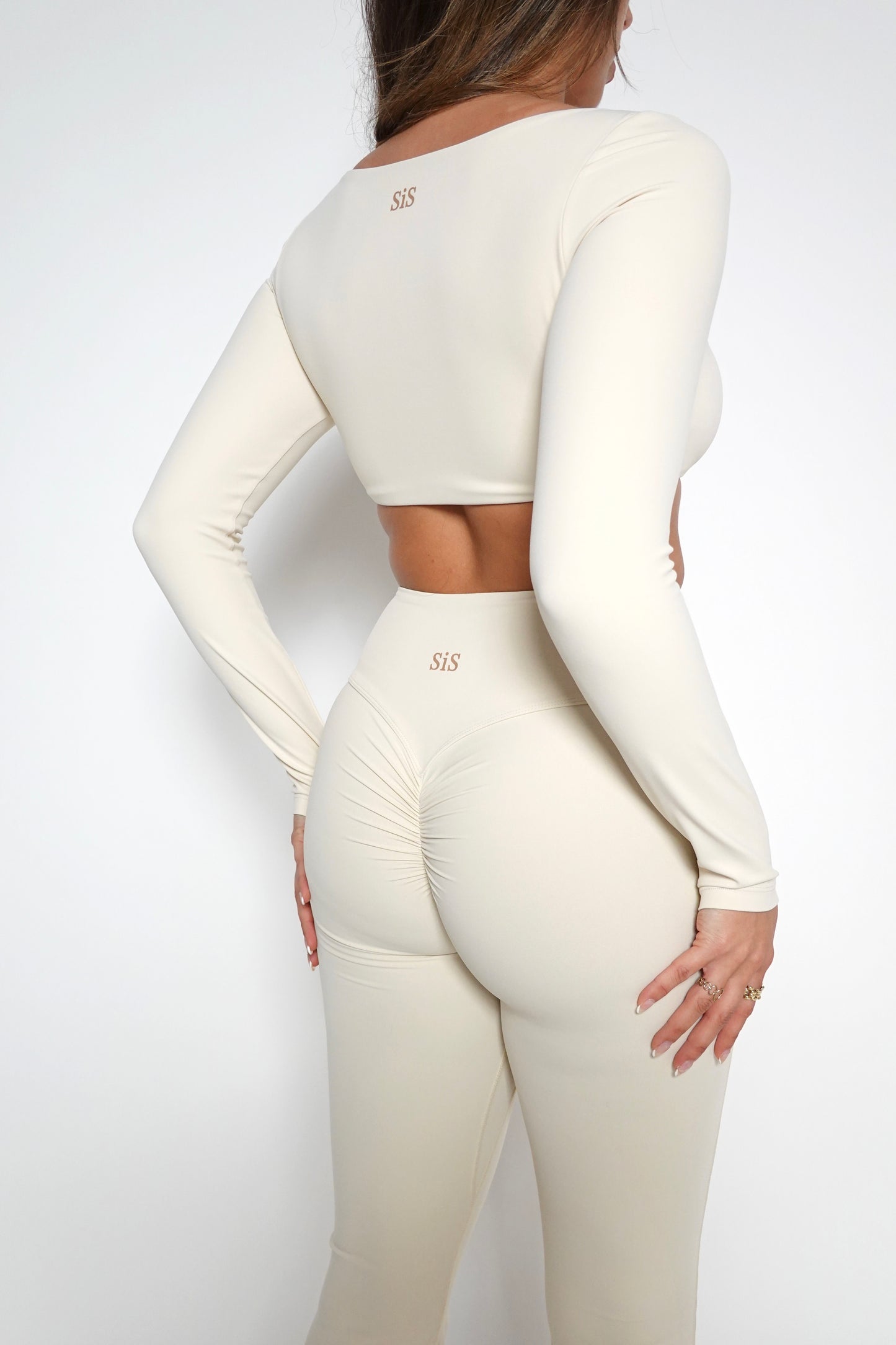 FLARE LEGGINGS CREAM