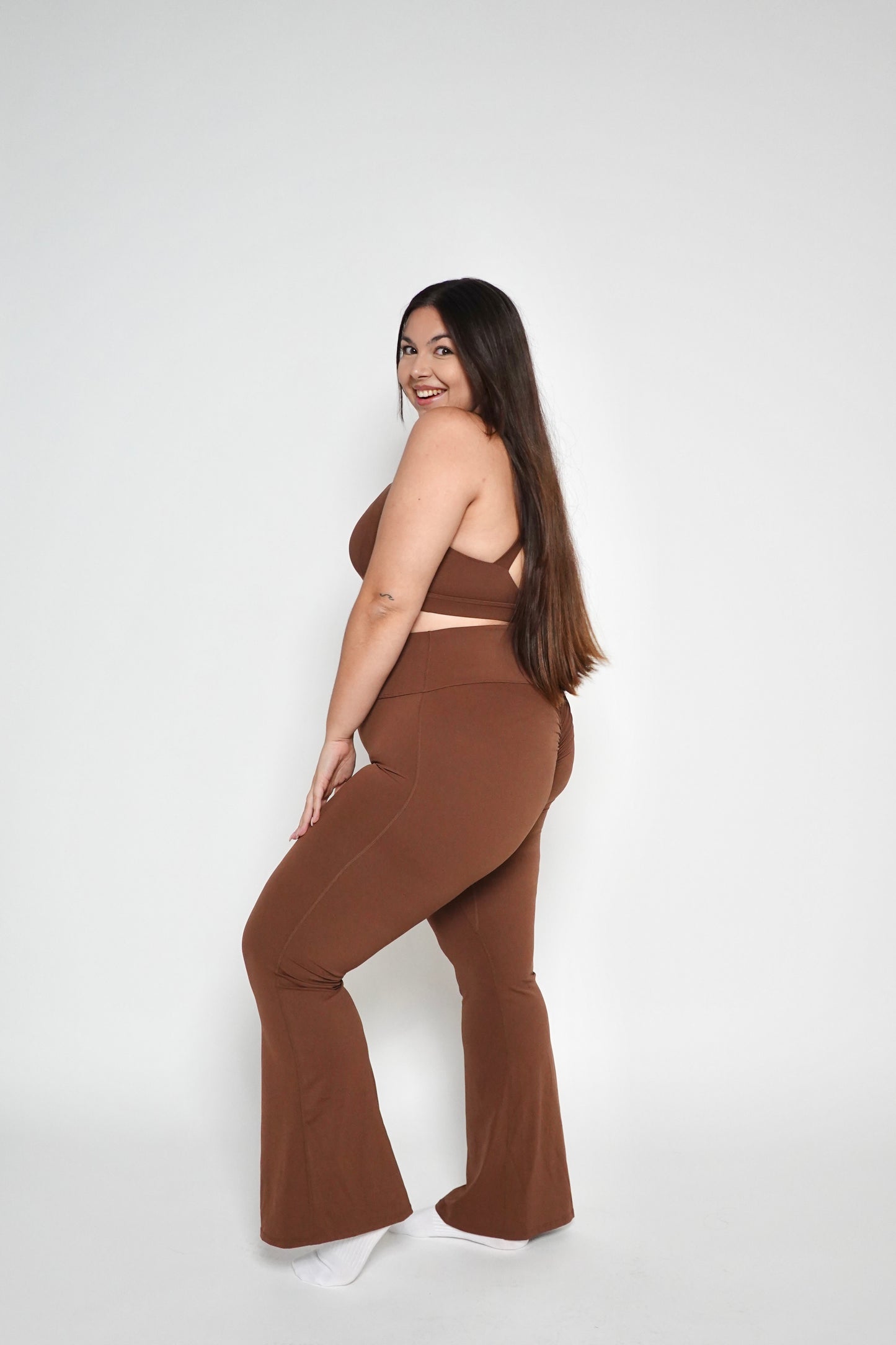 FLARE LEGGINGS ESPRESSO