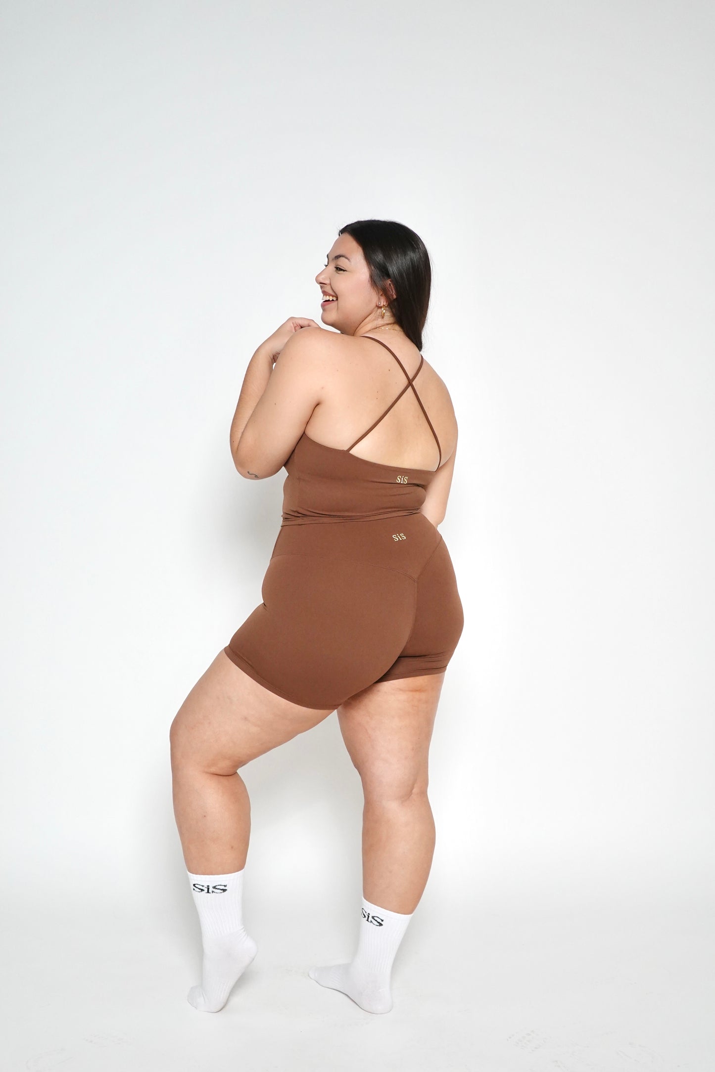 SHORT INVISIBLE SCRUNCH 4" BLACK