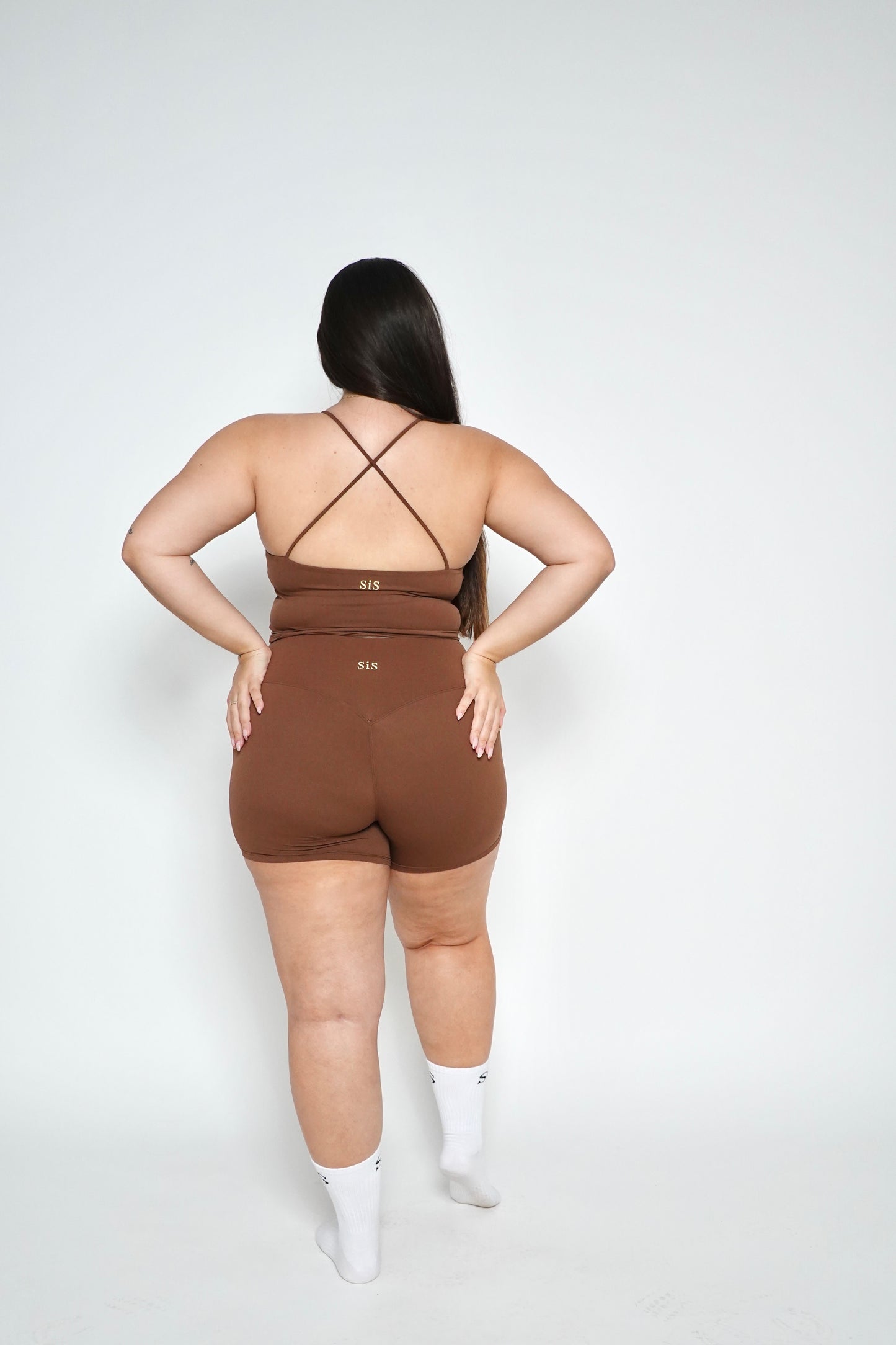 SHORT INVISIBLE SCRUNCH 4" BLACK