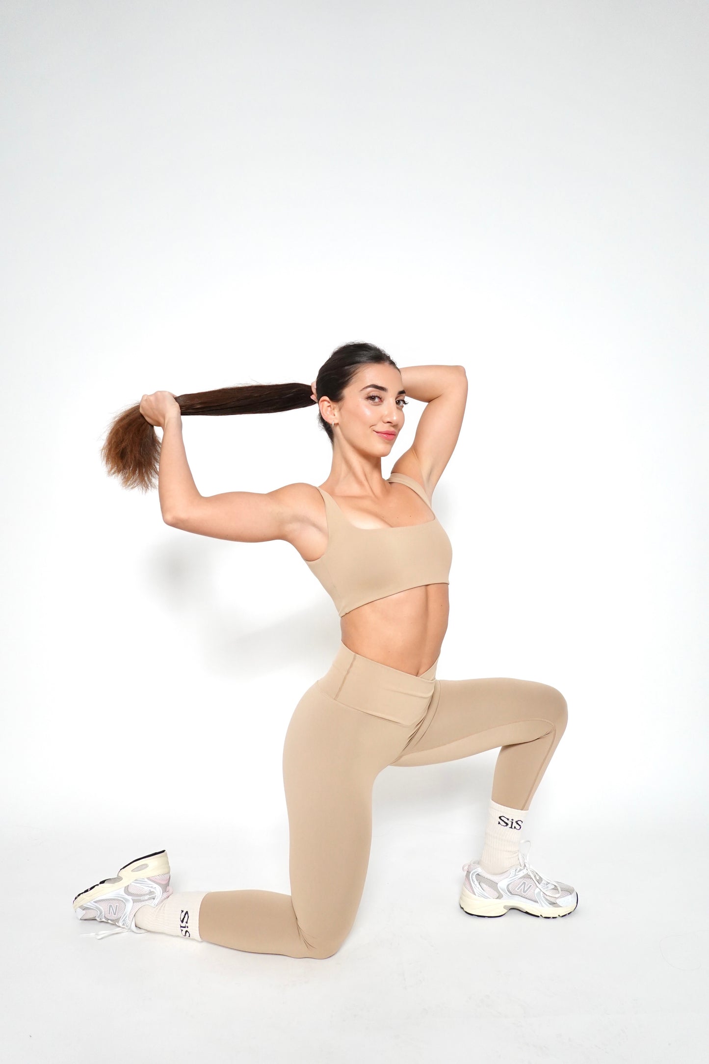 WRAPPED WAIST LEGGINGS GOLD SAND