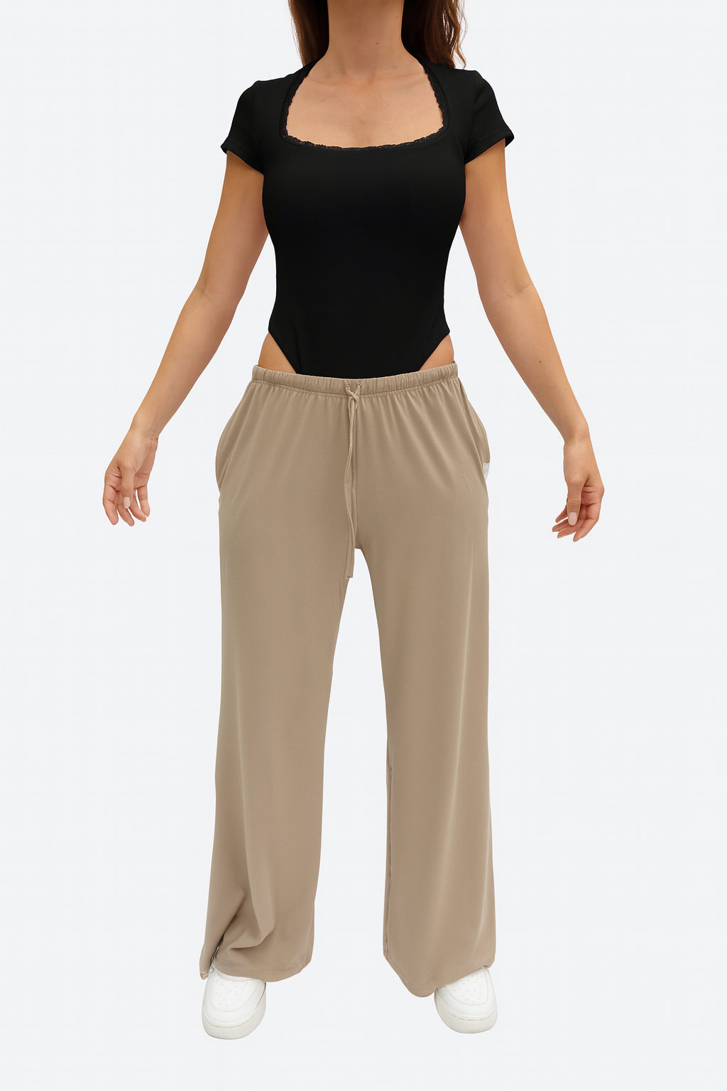 LA GOMERA BODYSUIT LAVA BLACK