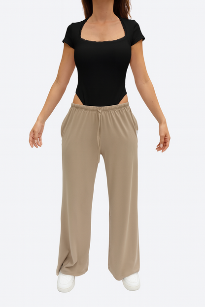 LA GOMERA BODYSUIT LAVA BLACK