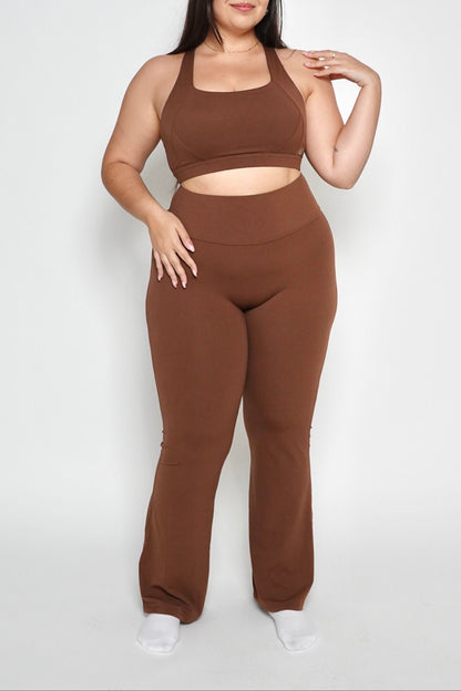 FLARE LEGGINGS ESPRESSO