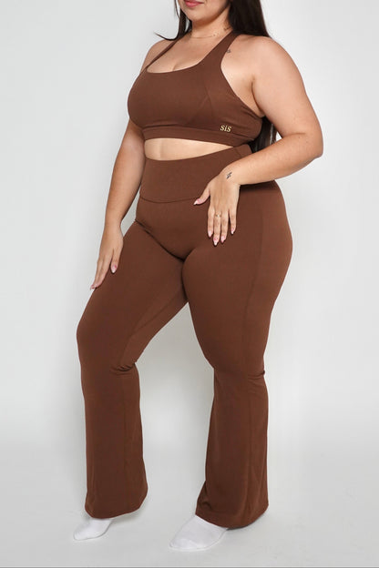 FLARE LEGGINGS ESPRESSO