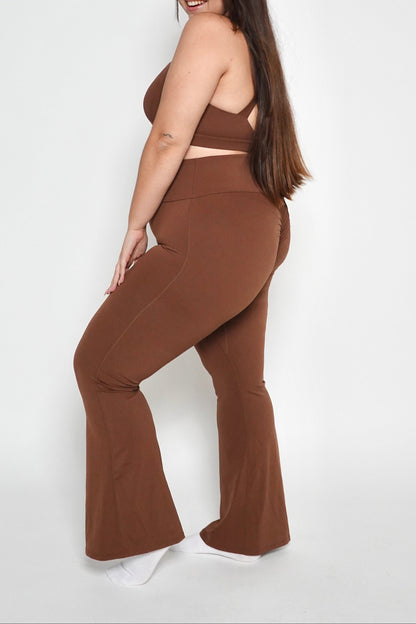 FLARE LEGGINGS ESPRESSO