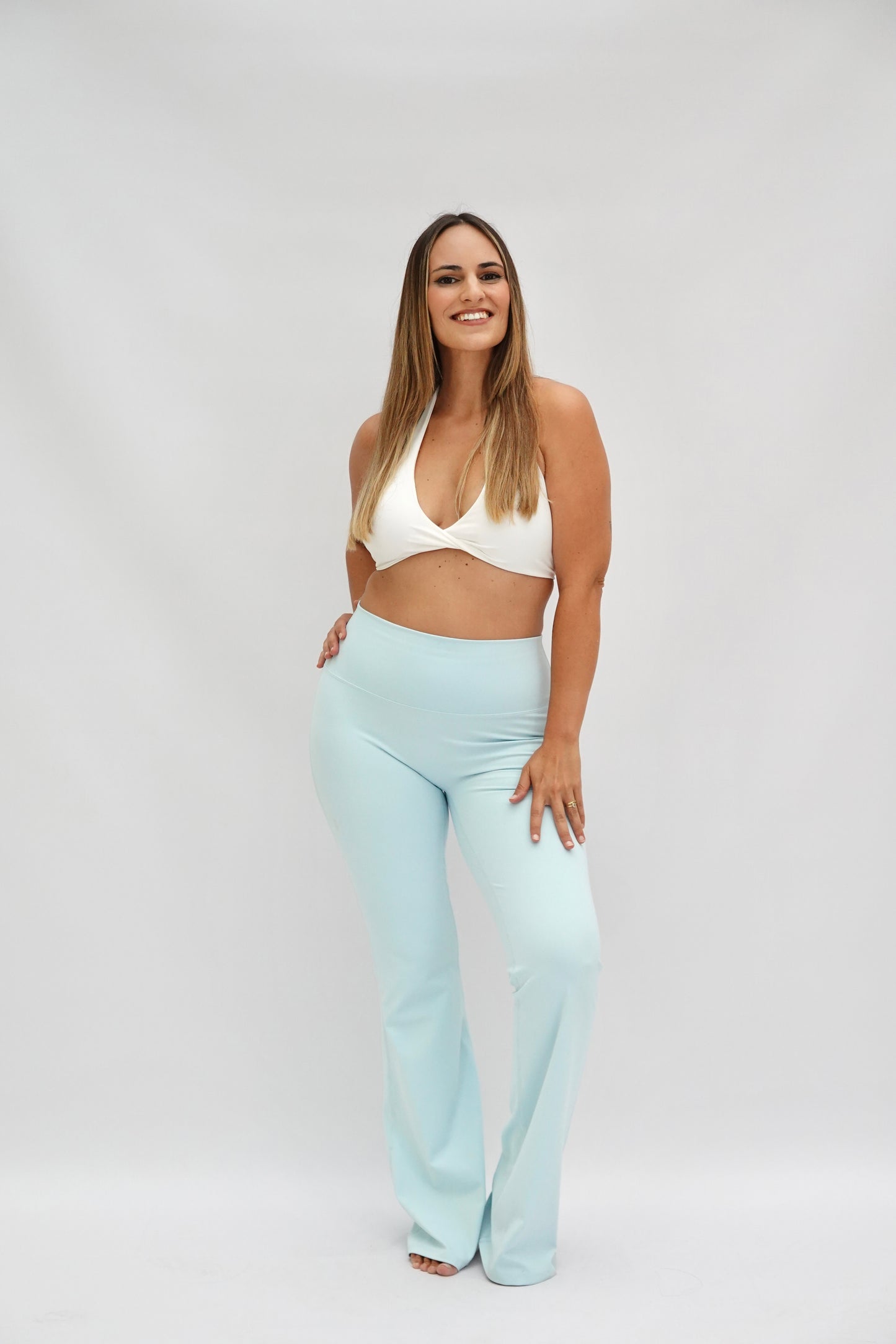LA GRACIOSA FLARE LEGGINGS ATLANTIC BLUE