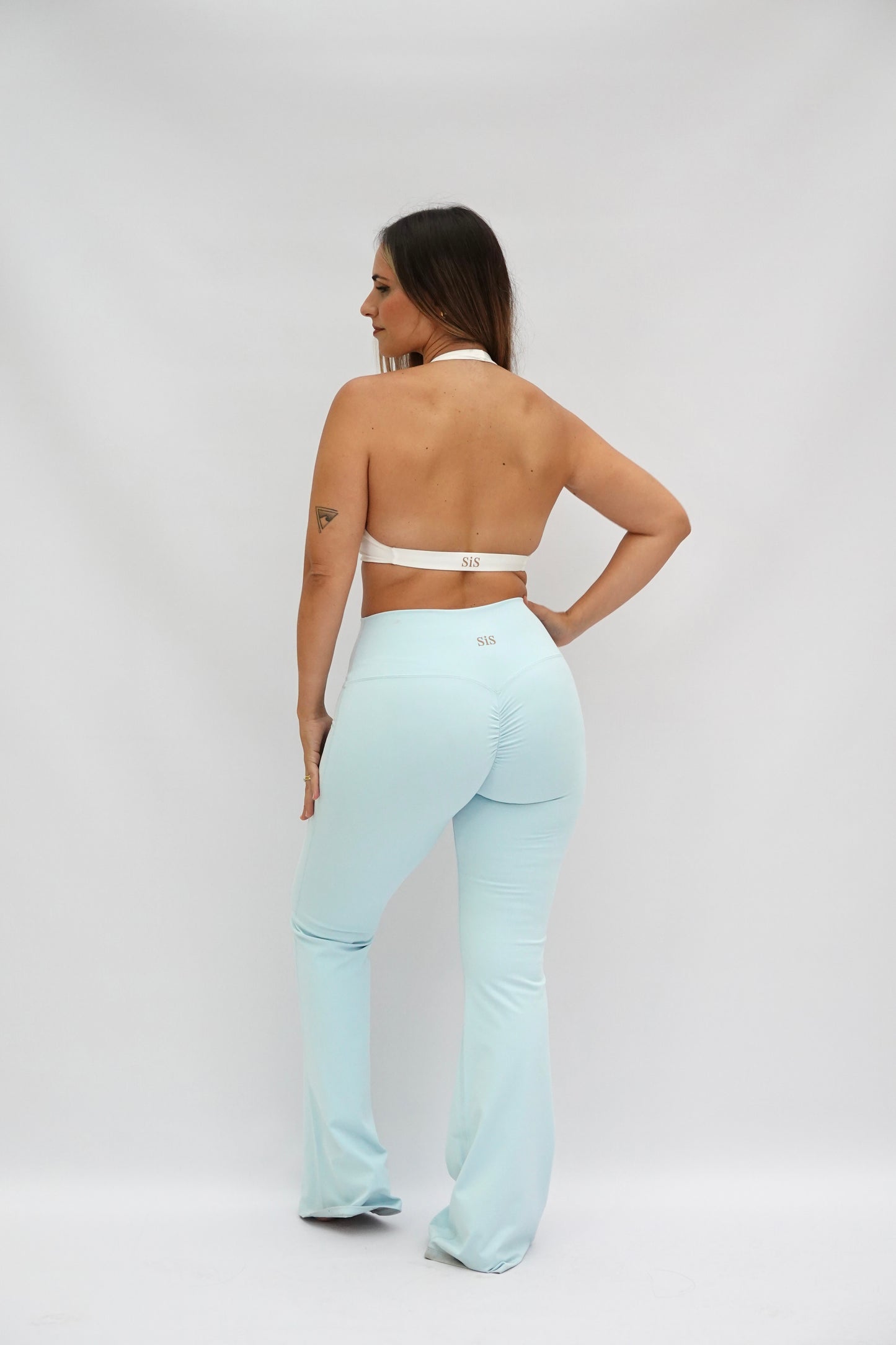LA GRACIOSA FLARE LEGGINGS ATLANTIC BLUE