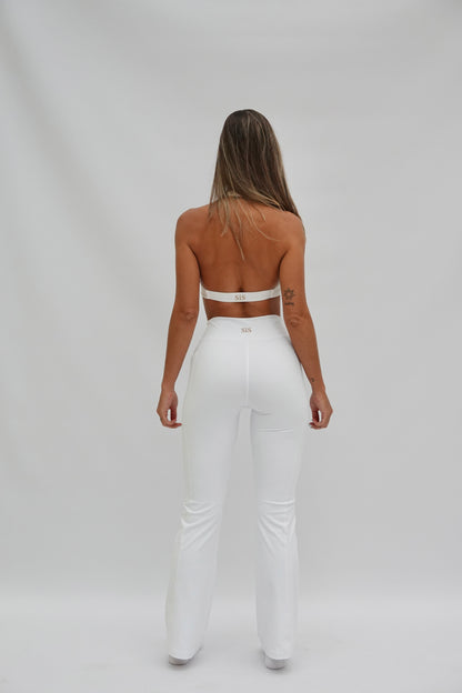 LANZAROTE FLARE LEGGINGS WHITE