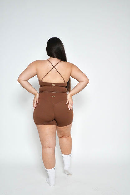 SHORT INVISIBLE SCRUNCH 4" BLACK
