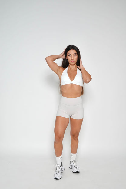 GOOD VIBES  BRA WHITE