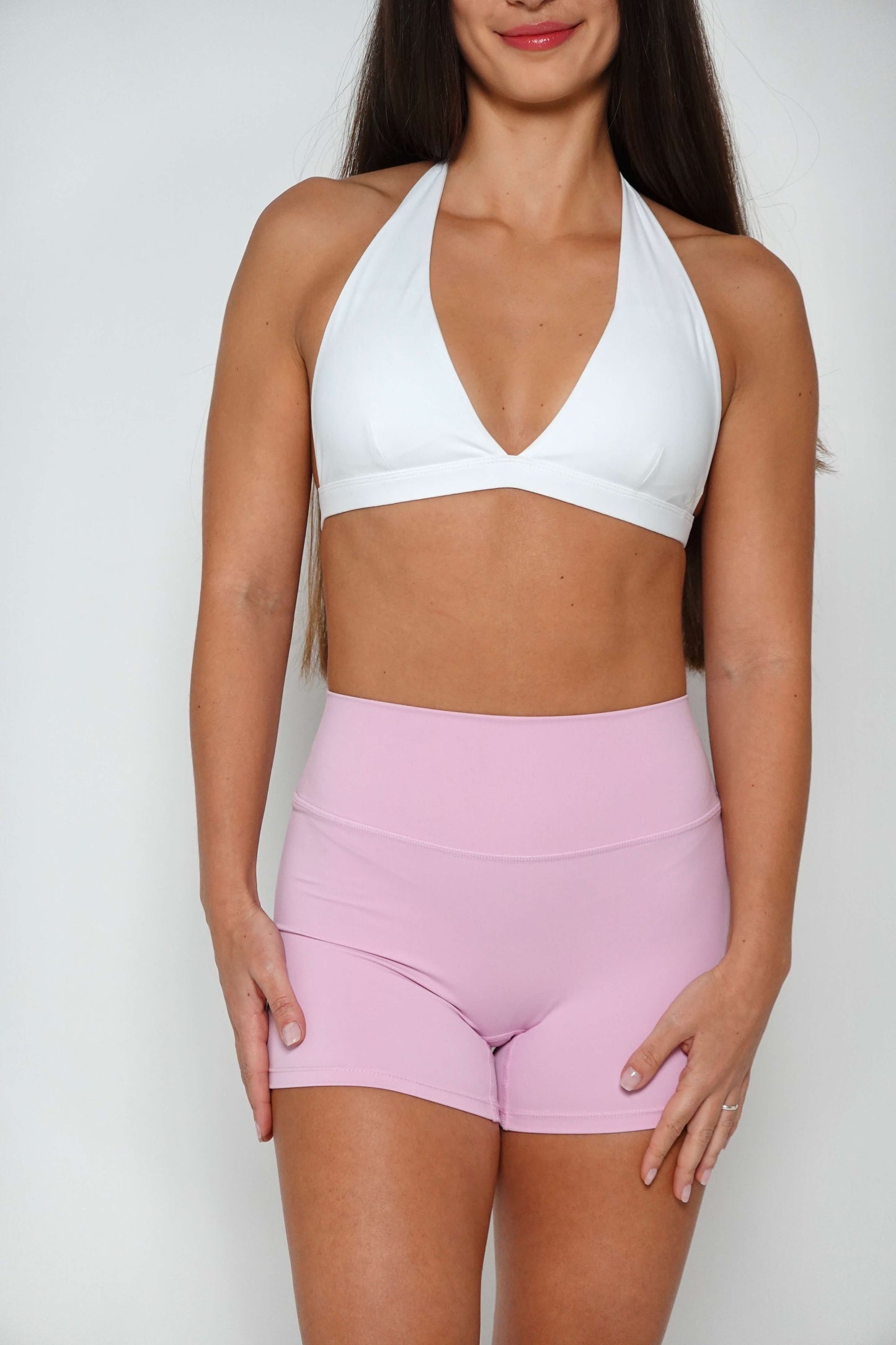 SHORT NO SCRUNCH 3" BLUSH PINK